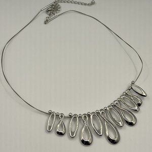 Modern Silver Necklace